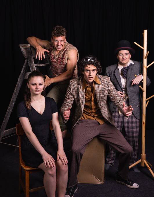 Nominated for OnStage: Ryan Young (top left), Clare Chapman (top right), Sophie Johnston (bottom left) and Luke Earley (bottom right). Photo by Callam Howard.