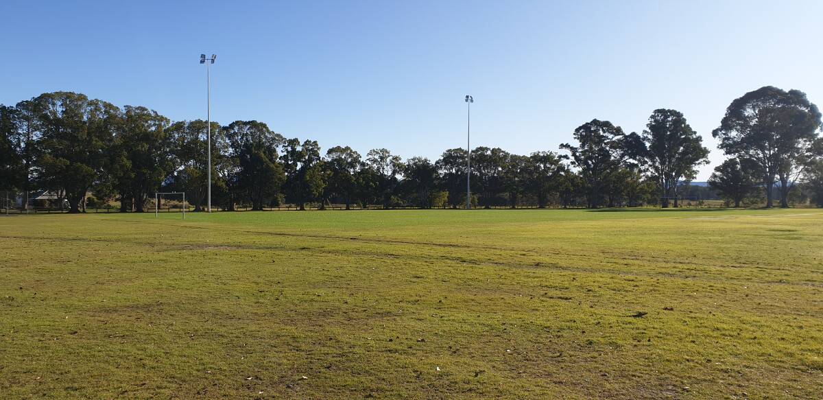 Lighting has been installed at the Cundletown sports fields.