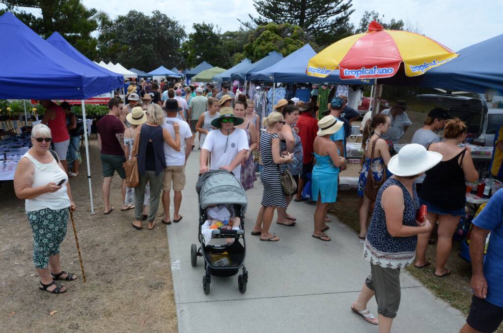 Markets are on again during John Gollan Day on January 1 and the Marine Rescue Crowdy Harrington is taking bookings for stalls.