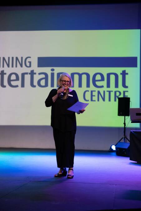 Season launch: The Manning Entertainment Centre's sales and marketing officer Helen Knight gave the attendees a taste of what is to come during the theatre's 2019 season. Photo: Jake Davey.