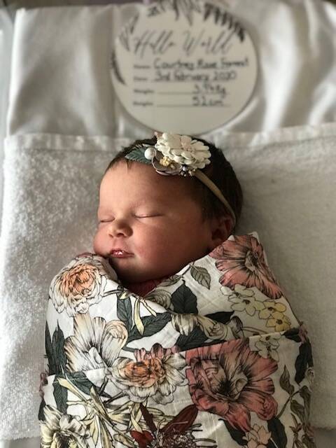 New arrival: Courtney Rose Forrest was born at Manning Hospital on February 3.