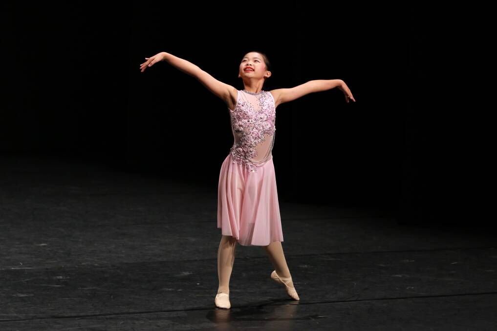 Winner: Emily Chan from Port Macquarie placed first in Section 539 District – Junior Modern Expressive Championship 12 years and under. Photo: Scott Calvin/Carl Muxlow.