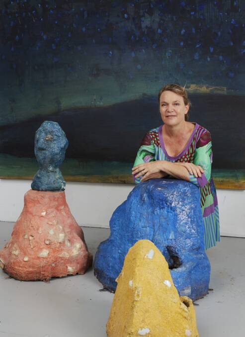 Kate Dorrough is the artist-in-residence at the Manning Regional Art Gallery until this Saturday.