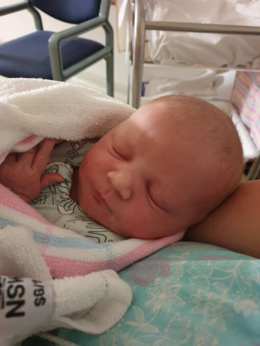 New arrival: Bessie Ally-Maree Minett was born at Manning Hospital on February 14.