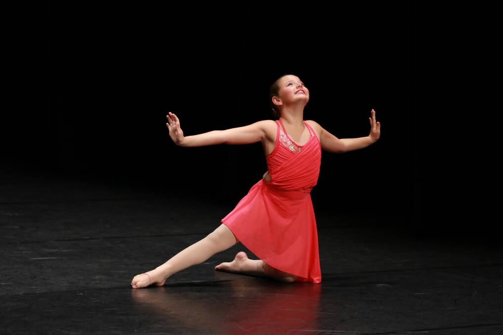 Performance: Sophie Scislo from Forster Tuncurry received first place in Section 419e Novice – Modern Expressive Solo eight years and under. Photo: Scott Calvin/Carl Muxlow.