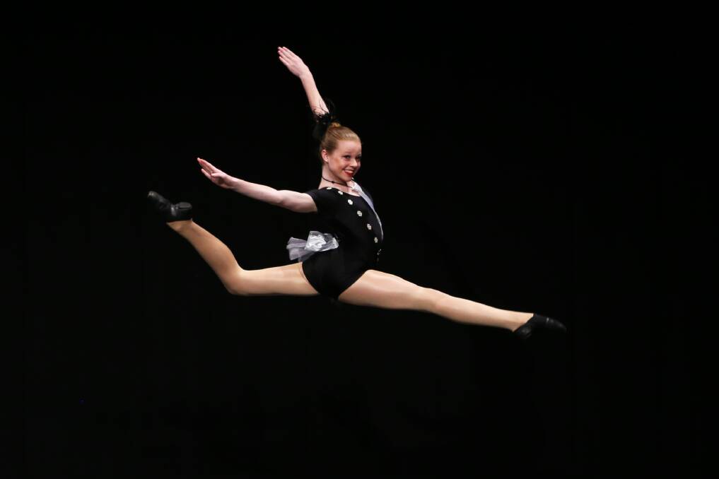 Winner: Mahalia Adamson from Taree placed first in Section 615 Open – Jazz Solo 12 years and under. Photo: Scott Calvin/Carl Muxlow.