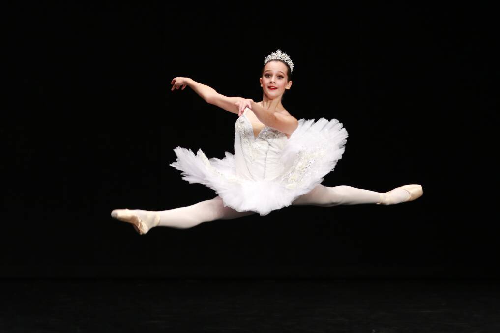 Section 602 Open - Classical Ballet 12 yrs and under winner Jasinta Birchall from Taree. Photo: Scott Calvin.