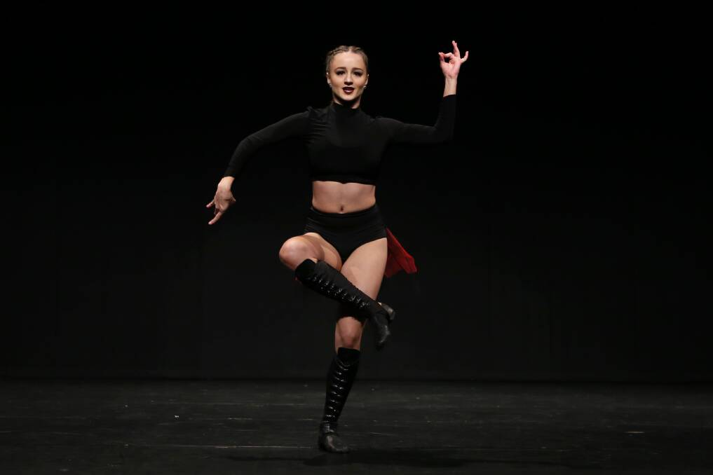 Caitlin Tierney (Port Macquarie) won Section 617 Open Jazz Solo 23 years and under and Section 625 Open Contemporary Solo 23 years and under.