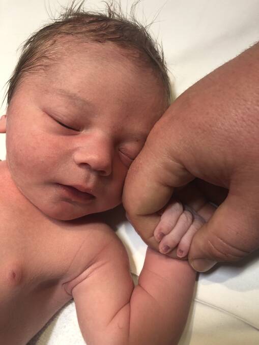 New arrival: Alexander Edward Quiring was born on November 28 at Manning Hospital.