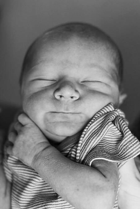 New arrival: Flynn Frederick Elliott-Rudder was born at Manning Hospital on February 13.