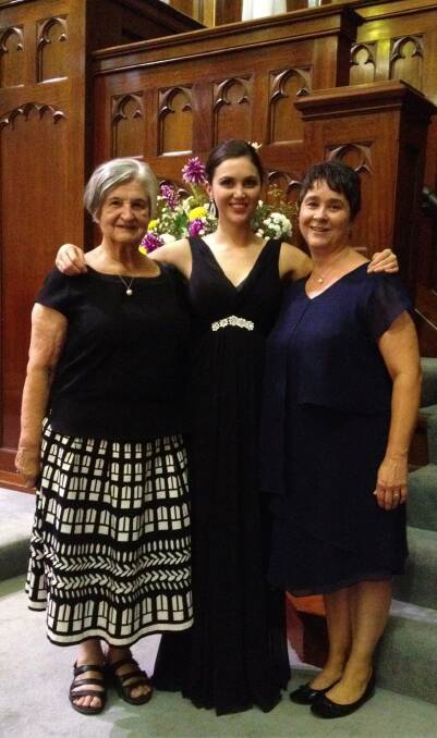 Three generations: Doris Stokes, Laura Griffin and Renata Moores.