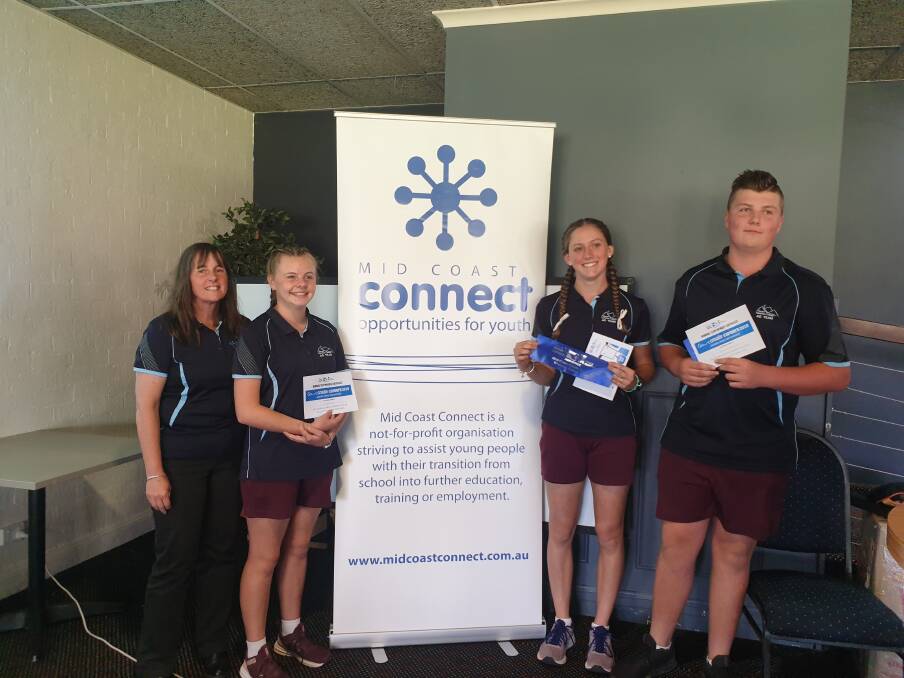 Team Darling Dairy Delights won first prize in the senior section. Pictured are Jenny Fraser (Mid Coast Connect), Kaylee Green, Lucy Connon and Thomas O'Malley-Jones.