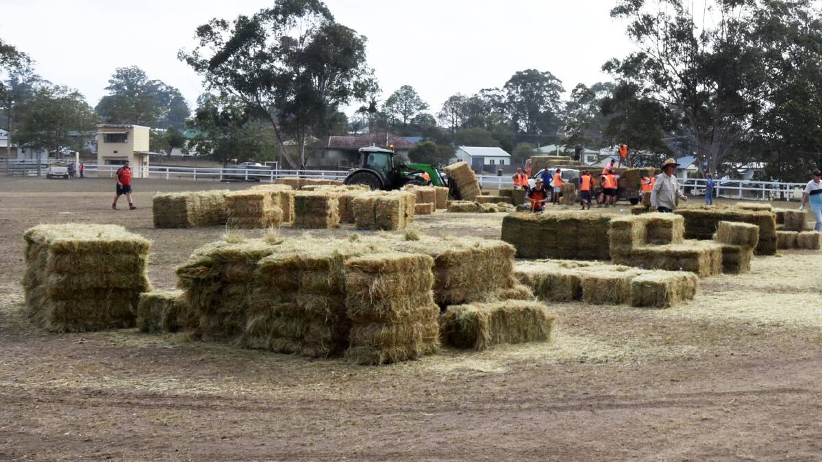 Wingham Showground is an emergency fodder pick up point.