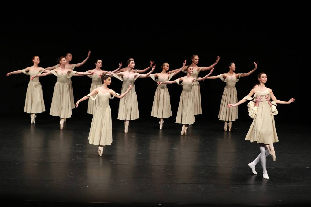 In sync: The National College of Dance from Newcastle placed first in Section 706 Open – Classical Ballet Dance Groups Open Age. Photo: Scott Calvin/Carl Muxlow.