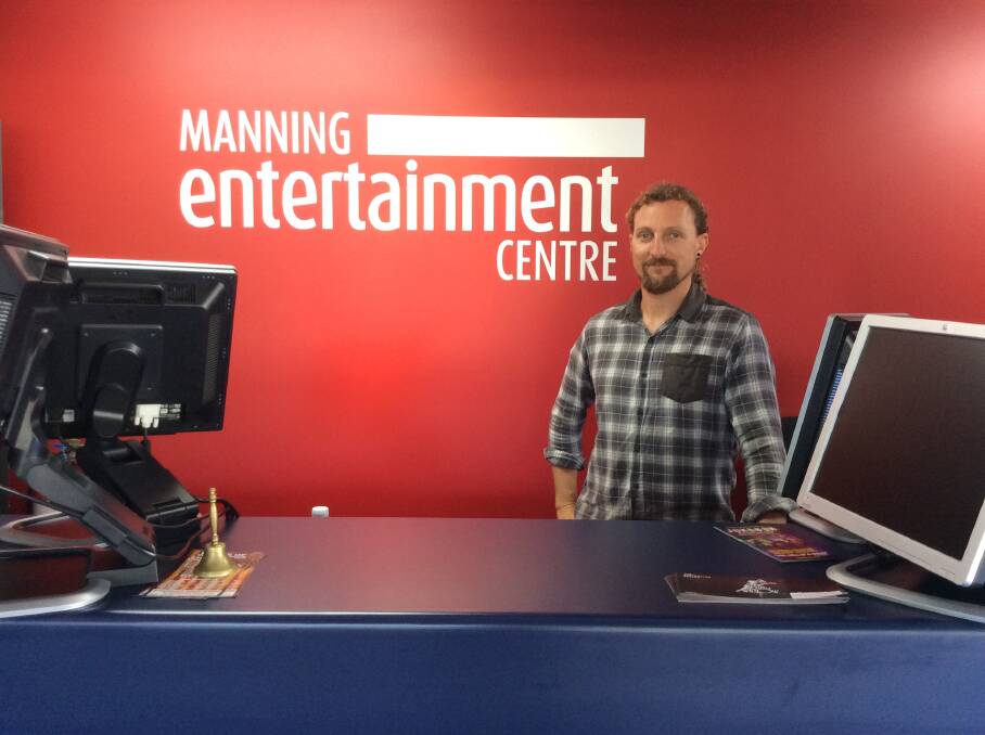 Big year to come: Acting manager of the Manning Entertainment Centre, Chris Tippett.