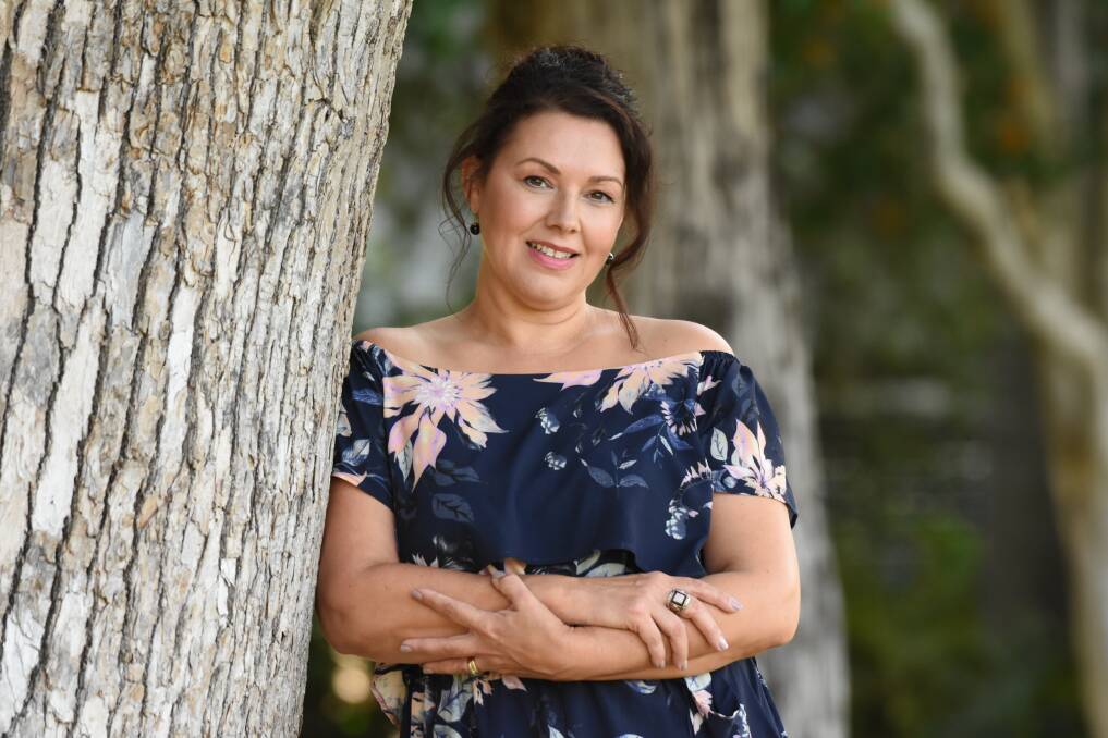 Vocalist: Jodi Cooper will sing two songs as part of the Manning Valley Concert Band's Broadway to Hollywood concert this Sunday in Taree. Photo: Scott Calvin.