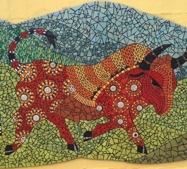 Francessca O’Donnell is renowned for creating spectacular mosaic artworks.