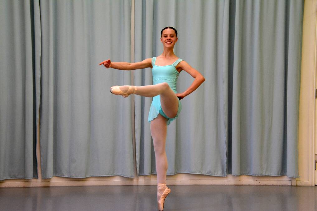 Mia Paske is at the dance studio many times a week and said, "I love it, I look forward to it every day".
