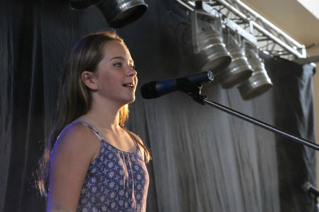Taree Arts Council member Cassidy Donovan performs during the February showcase and is back again in Spotlight on Taree Arts Council II. Photo: Lauren Green.
