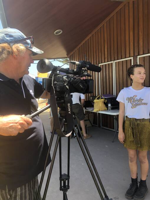 NBN TV interview Luca Saunders after her performance at the Saltwater Freshwater Festival.