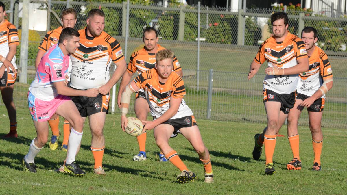 Busy hooker Mitch Collins was player of the match in Wingham's 36-10 win over Taree City in the Group Three Rugby League game at the Jack Neal Oval.
