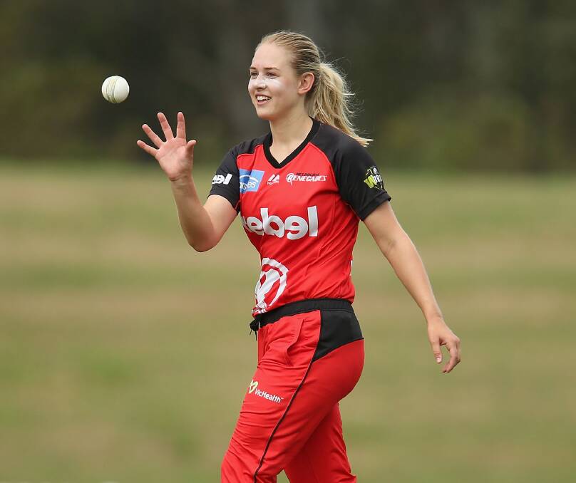 Maitlan Brown scored 16 runs from 15 balls in Melbourne Renegades' loss to Sydney Thunder in the WBBL clash at Canberra this week. The Renegades have to win their next two games to have a shot at a finals berth.