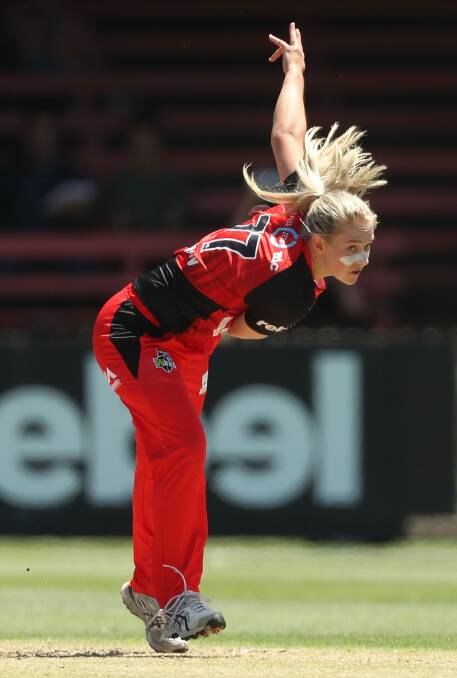 Maitlan Brown from Wingham will be playing her third season in the Women's Big Bash League. Photo Getty Images.