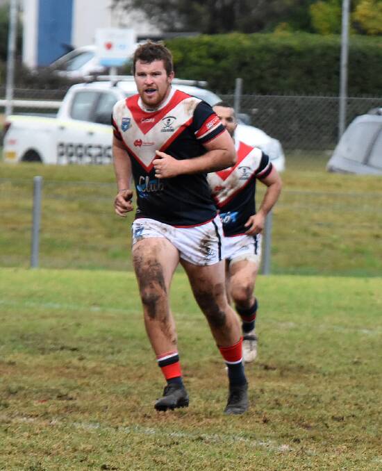 Second rower Will Clarke scored the match winning try for Old Bar in the clash against Wingham on Tuesday night.