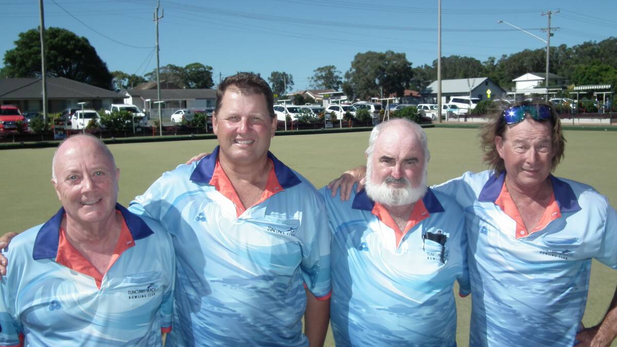 President's Reserve champions:  Mick Gluyas, Rob Hunter, Frank Edwards, Steve Holohan (Tuncurry Beach).