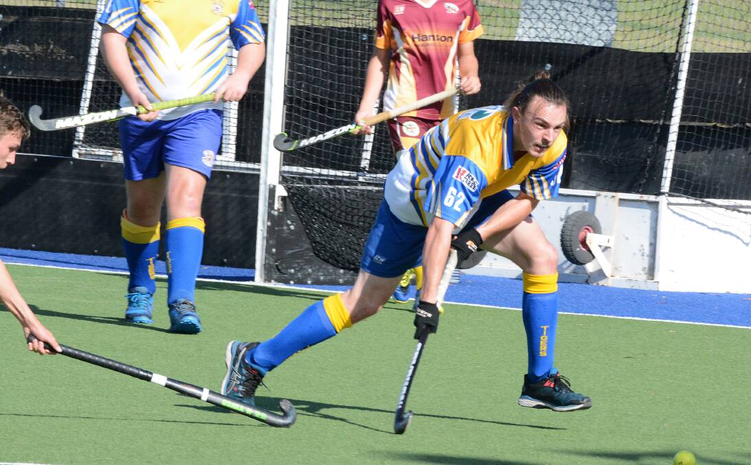 Braiden Saville playing for Tigers in a Manning division one men's hockey clash last season. Tigers will be part of the inaugural Mid Coast Hockey League this year.