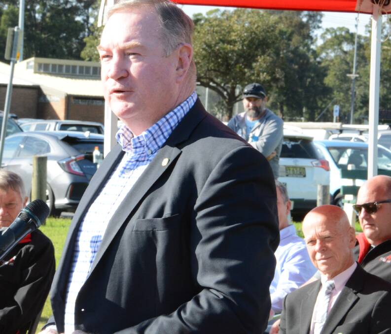 Member for Myall Lakes, Stephen Bromhead.