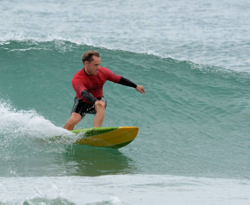 Bobby Frith is aming for a third win in the Kevin Lee Memorial Single Fin contest on Saturday.