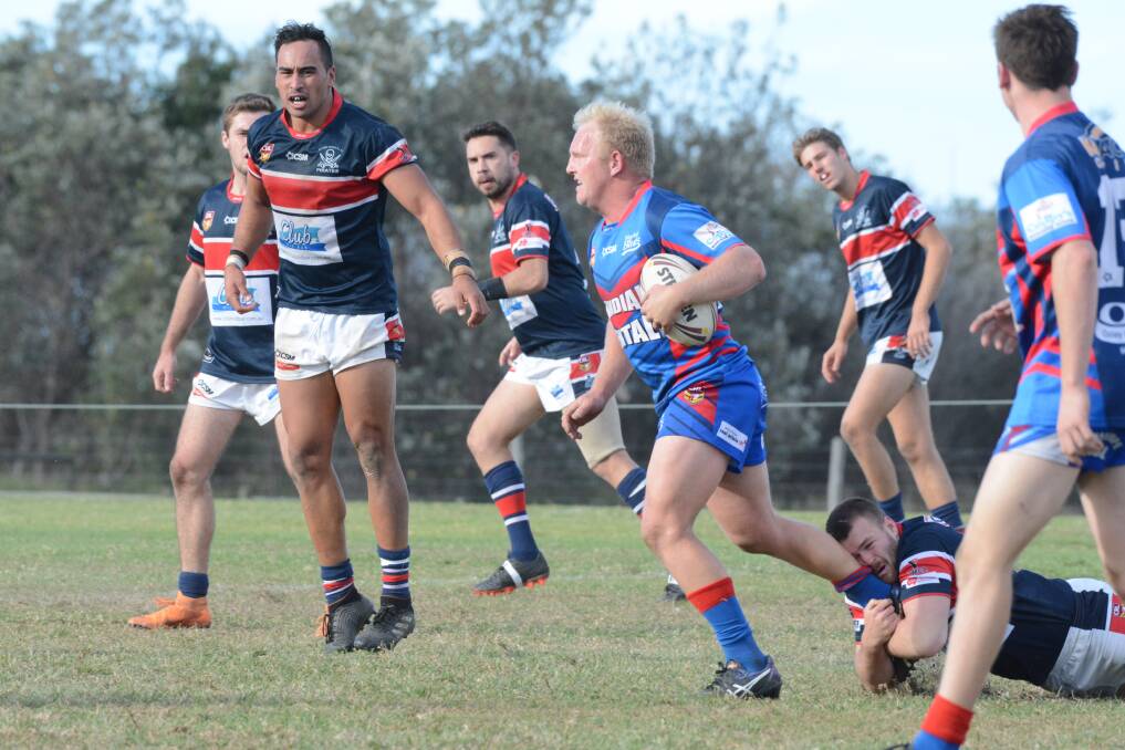 Second rower Matt Bird was Wauchope's best in the 29-22 loss to Old Bar at Old Bar.