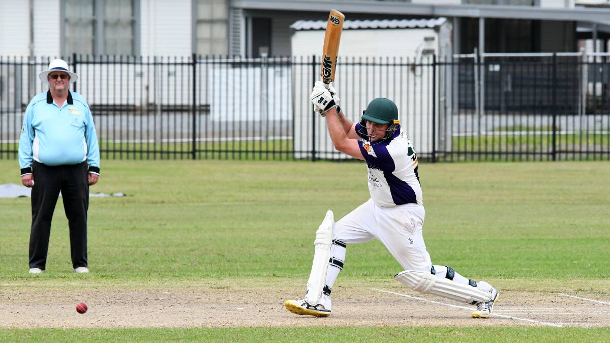 Opener Matt Collier top scored for Taree United with 47 in the grand final win over Wingham at Chatham Park. This was United's third consecutive premiership.