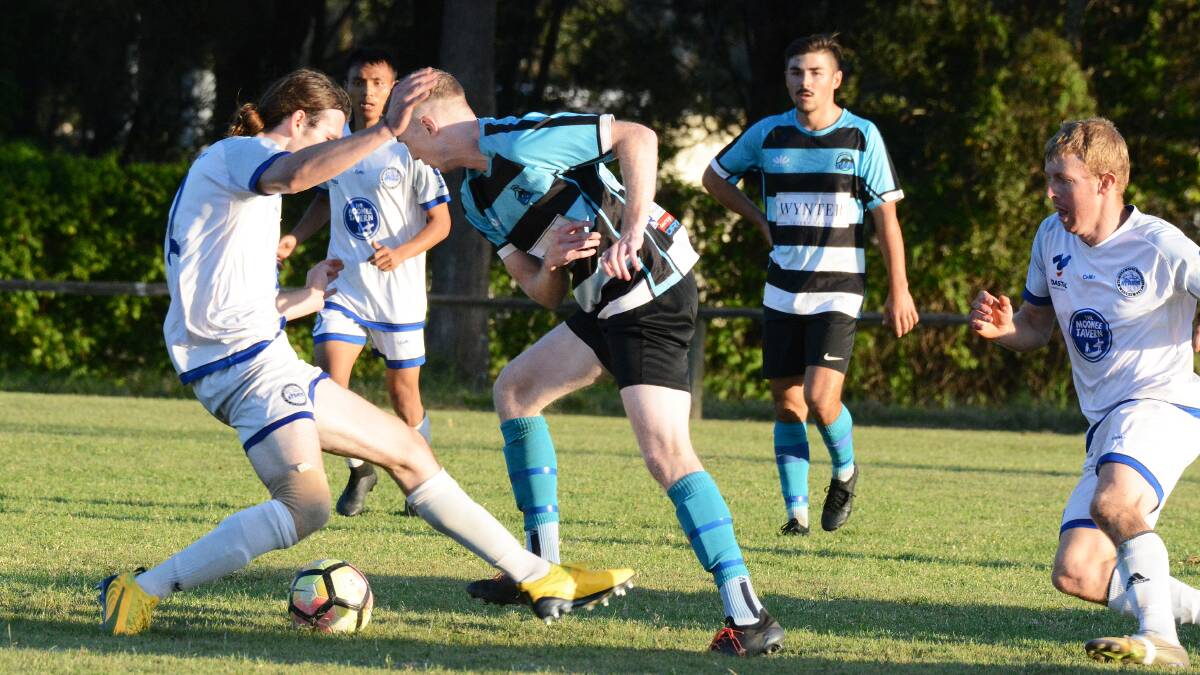Taree Wildcats and Northern Storm clash at Omaru Park in a CPL match this year. They are among seven clubs opposing an expansion of the league in 2022.