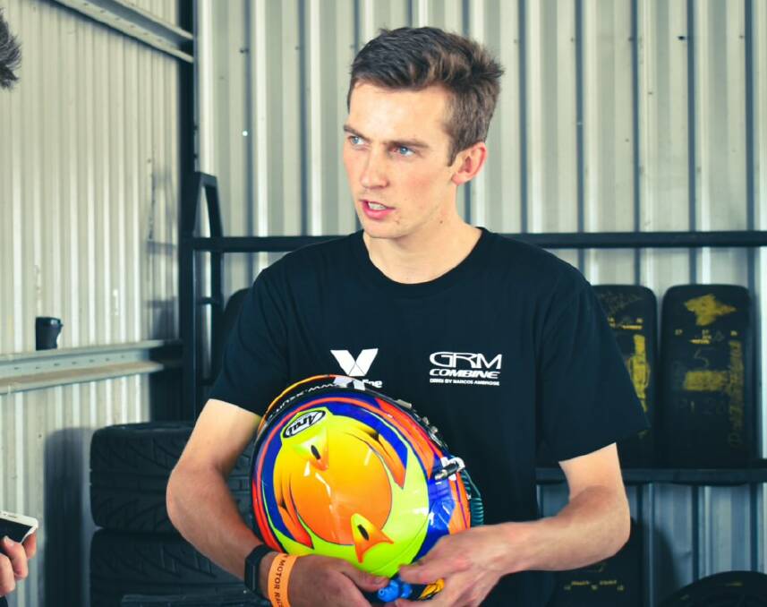 Kody Garland pictured at testing held in Winton. He'll drive for Garry Rogers Motorsport Team in the TCR Australia Series starting on February 12 and 13.