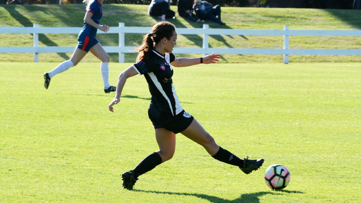 Mid Coast will hope striker Courtney Anderson can add to her impressive goal scoring tally in the game against Adamstown on Sunday,