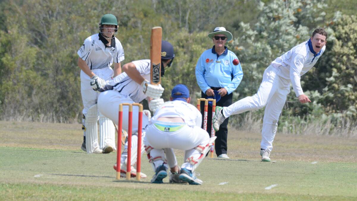 He's bowled a few overs, but Wingham's captain Michael Rees has yet to have a bat this season.