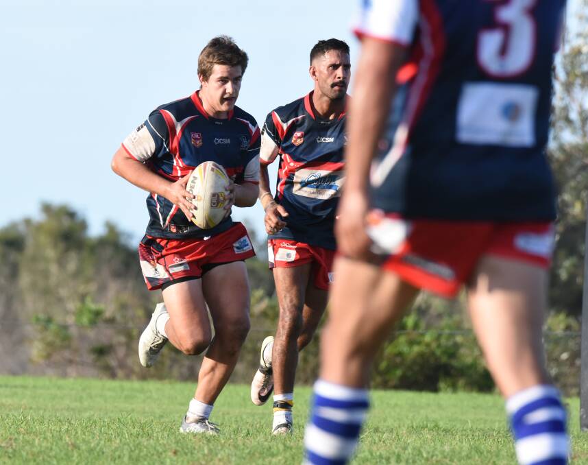 Prop Jarrad Wooster has alternated between first grade and under 18s for Old Bar this season. He also played SG Ball for St George.