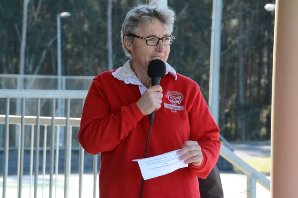 Manning Hockey Association president Debbie Monck.