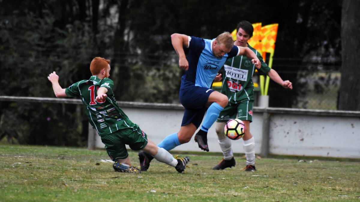 Jackson Witts is one of three Taree players in the Football Mid North Coast Southern side to meet Newcastle this month. FMNC is will consider playing a North/South game annually.