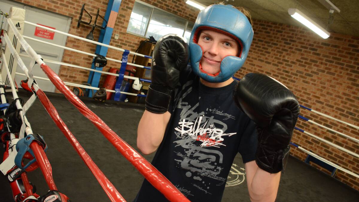 Taree PCYC boxer Rohnan Hodgins is looking forward to his first official fight when he contests the NSW Novice Championship this weekend. Photo Scott Calvin.