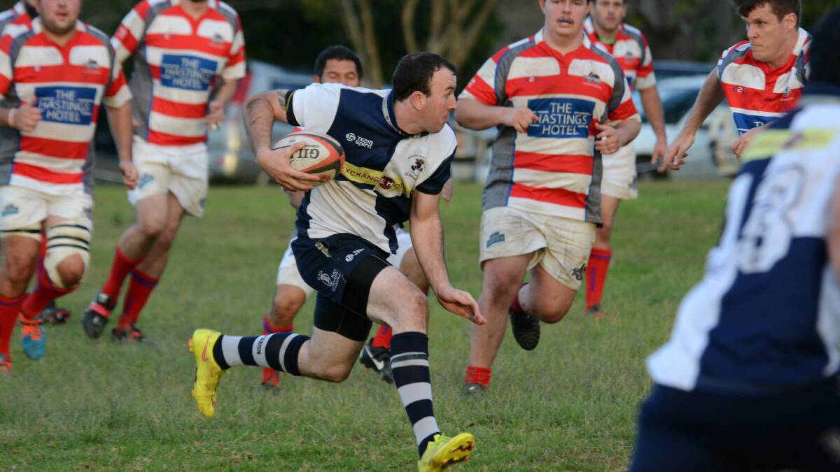 Ricky Campbell makes a break for Manning Ratz during his last stint in rugby back in 2015. He has returned to rugby and the Ratz this year.