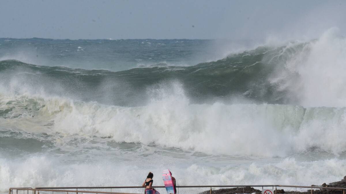 Large seas rule out beach, rock and outside fishing