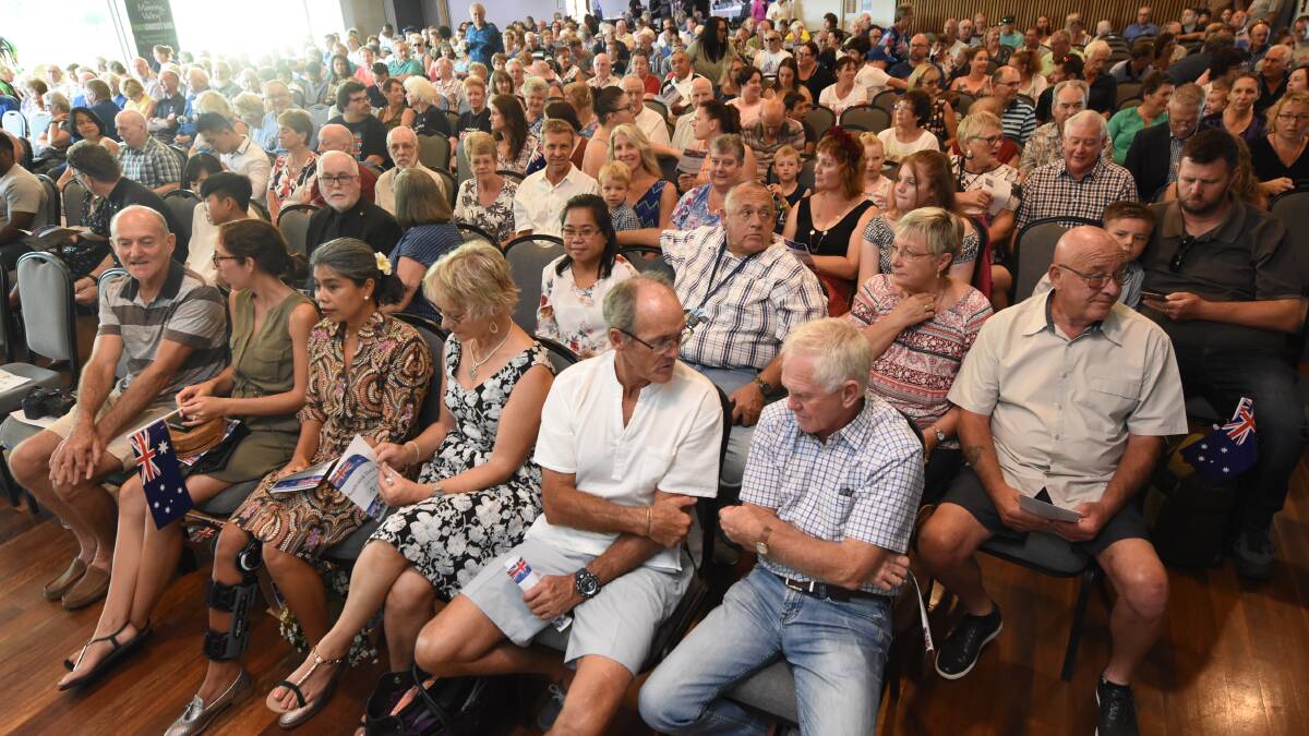 Club Taree was a popular venue for this year's Australia Day function in Taree.