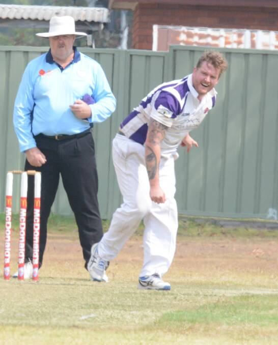 Nathan Ballard made a contribution with the bat and ball for United in the win over Wingham.