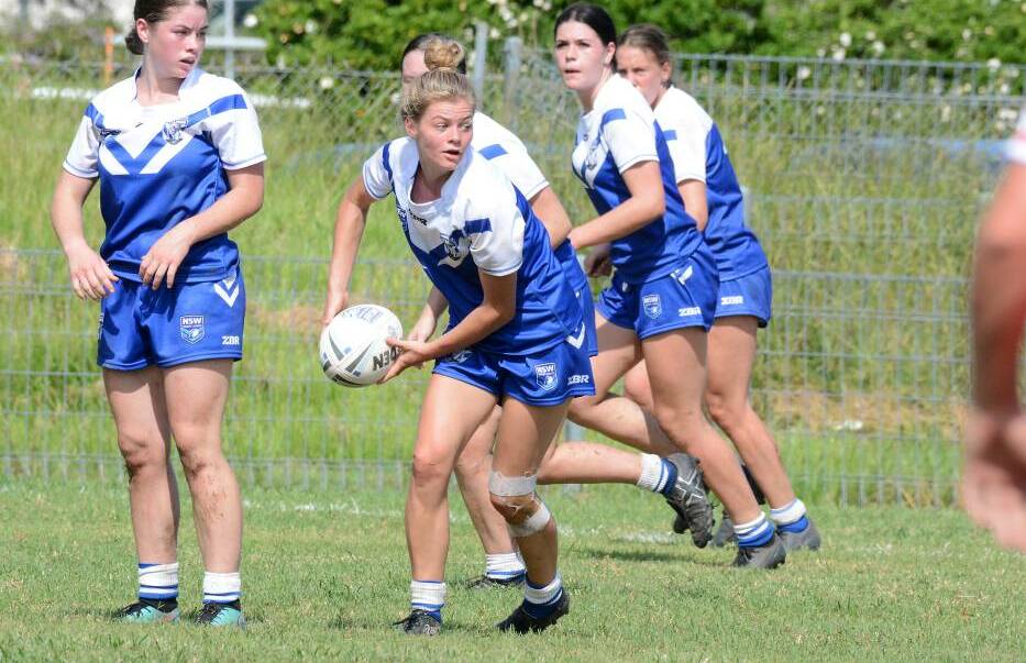 Larissa Ward in action for North Coast in a Country Championship game in Taree earlier this year.