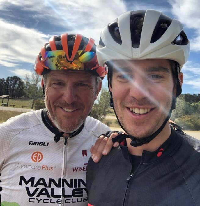 Michael Cross met up with former club member Jack Steedman during his epic ride from Perth to Sydney.