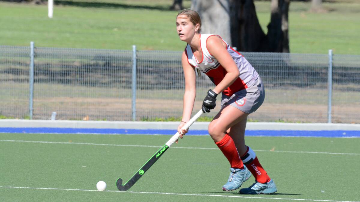 Priya Bourke in action for Manning under 18s at this year's State championships played at Taree. She's off to Shepparton with the NSW Country team next month.
