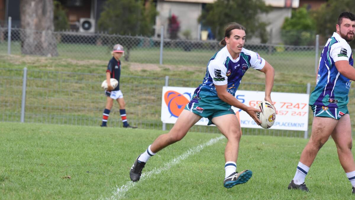 Oscar Carey was one of Taree City's best in the 22-16 win over Old Bar.